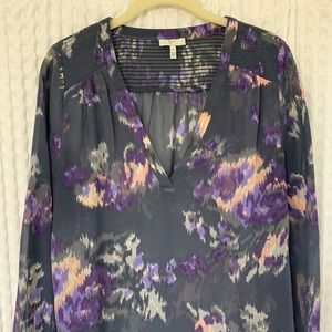 Joie sheer blouse size M